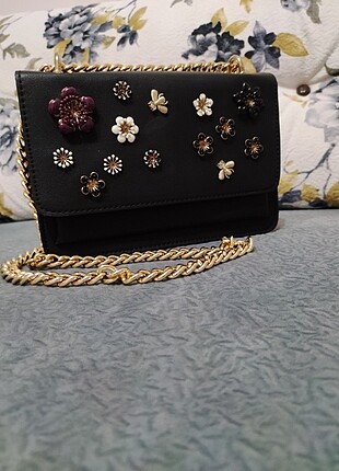 Stradivarius Siyah Taşlı Çanta