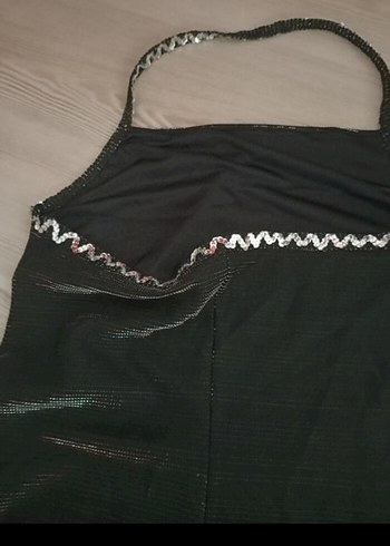 yanar döner simli gece kıyafeti İtalya'dan - Görsel 5