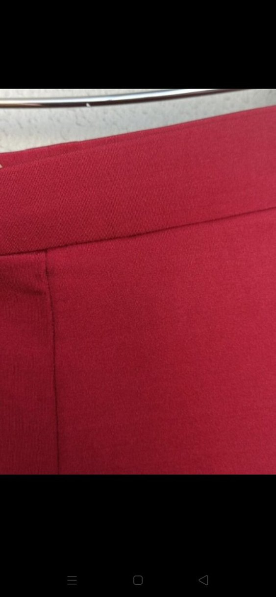 Kırmızı Parlak Mini tayt SIFIR ÜRÜN - Görsel 2