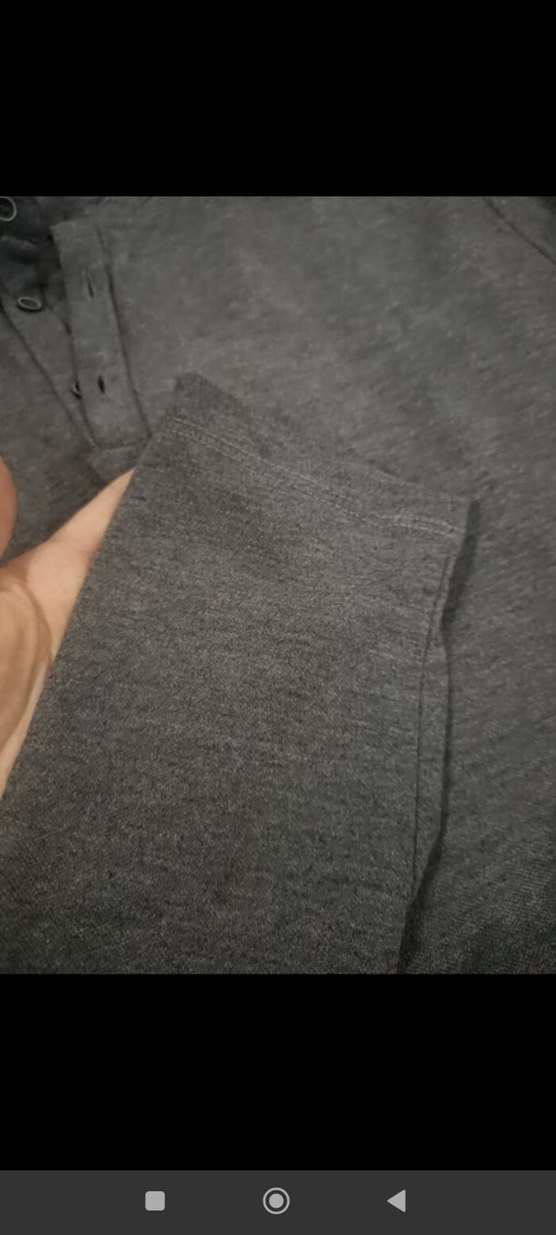 Gri Uzun Kollu Polo Yaka üstSORMADAN ALIM YAPMAYIN - Görsel 4