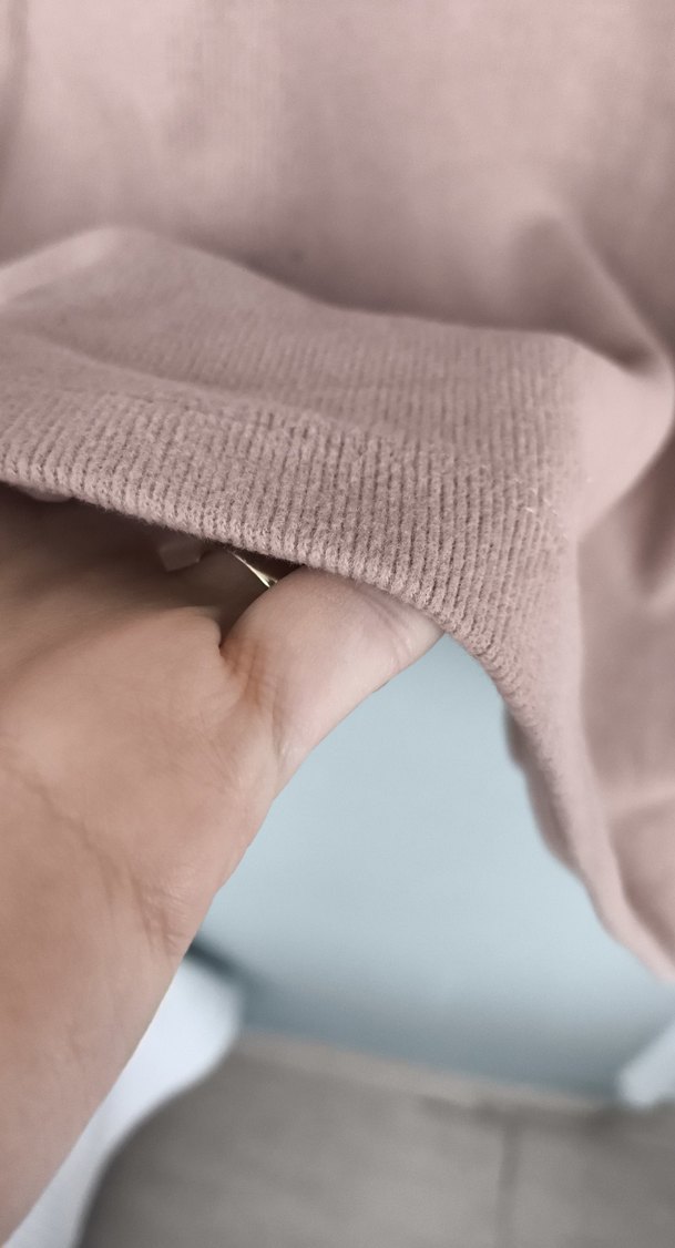 Kısa Kollu Bej Süet  Kadın Elbise - Görsel 5