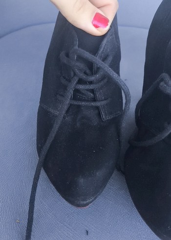 suvet ince topuk ayakkabıSORMADAN ALIM YAPMAYIN - Görsel 6