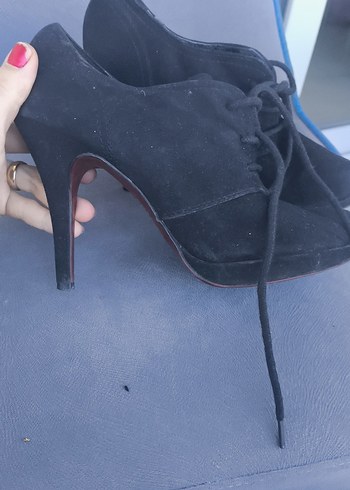 suvet ince topuk ayakkabıSORMADAN ALIM YAPMAYIN - Görsel 2