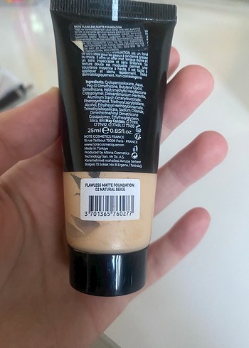 NOTE Flawless Matte Fondöten SPF15 - Görsel 2