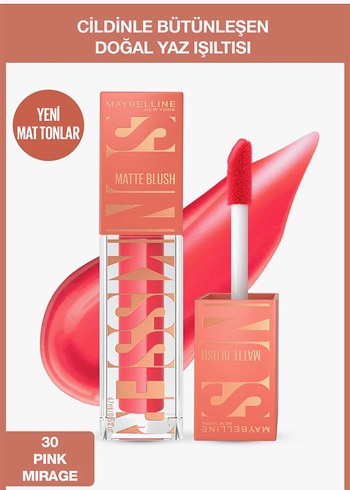 Maybelline Matte Blush 30 Pink Mirage Ruj
