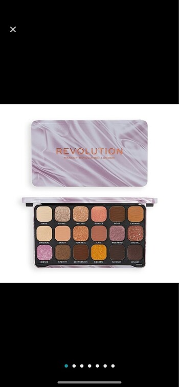 revolution forever flawless nude silk far paleti