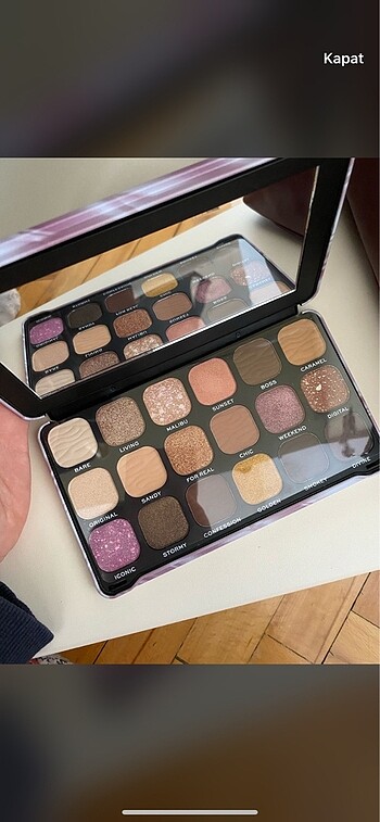 Revolution revolution forever flawless nude silk far paleti