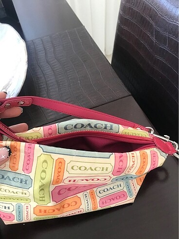  Beden pembe Renk Coach mini çanta