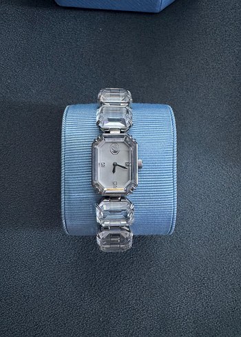 Beden mavi Renk Swarovski Kadın Gri Mavi Saat