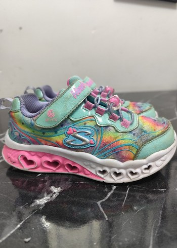 skechers ışıklı kız çocuk ayakkabı - Görsel 3