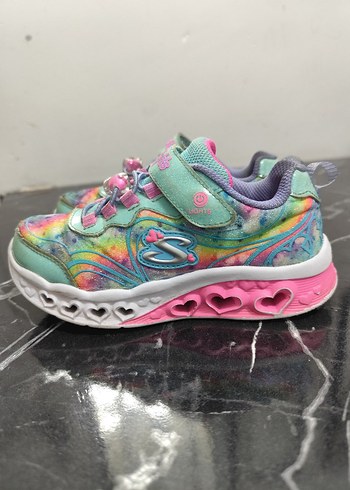 skechers ışıklı kız çocuk ayakkabı - Görsel 4