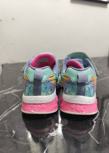 skechers ışıklı kız çocuk ayakkabı - Görsel 5