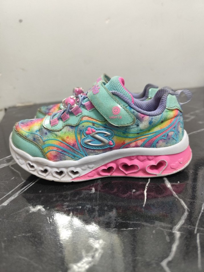 skechers ışıklı kız çocuk ayakkabı - Görsel 4