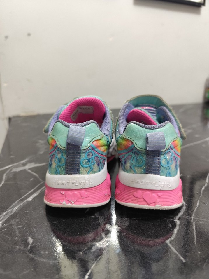 skechers ışıklı kız çocuk ayakkabı - Görsel 5