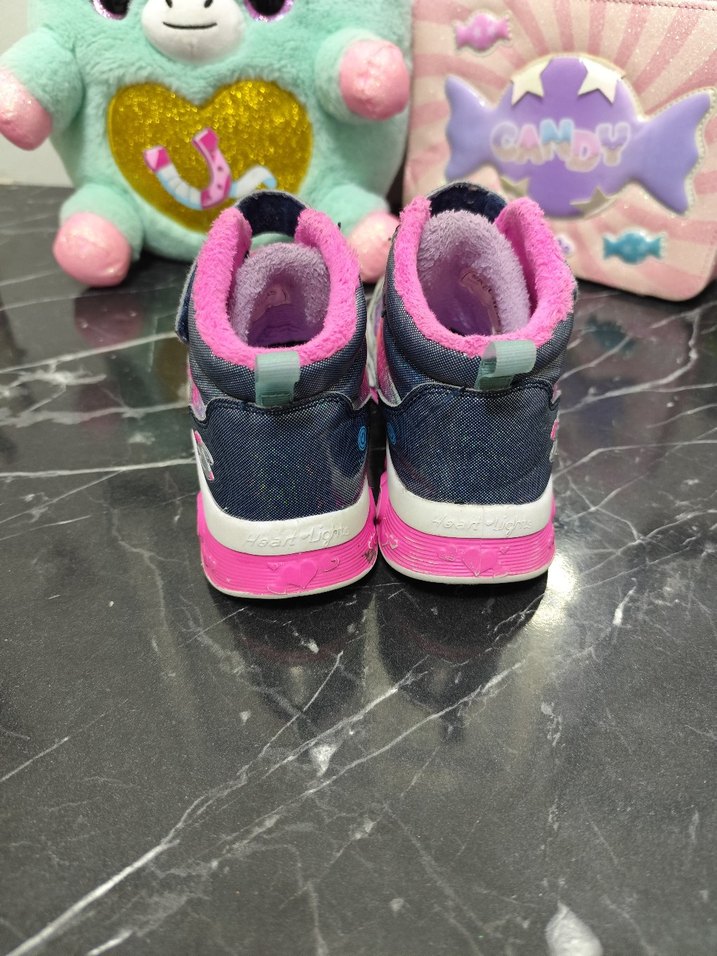 skechers ışıklı kız çocuk bot - Görsel 4