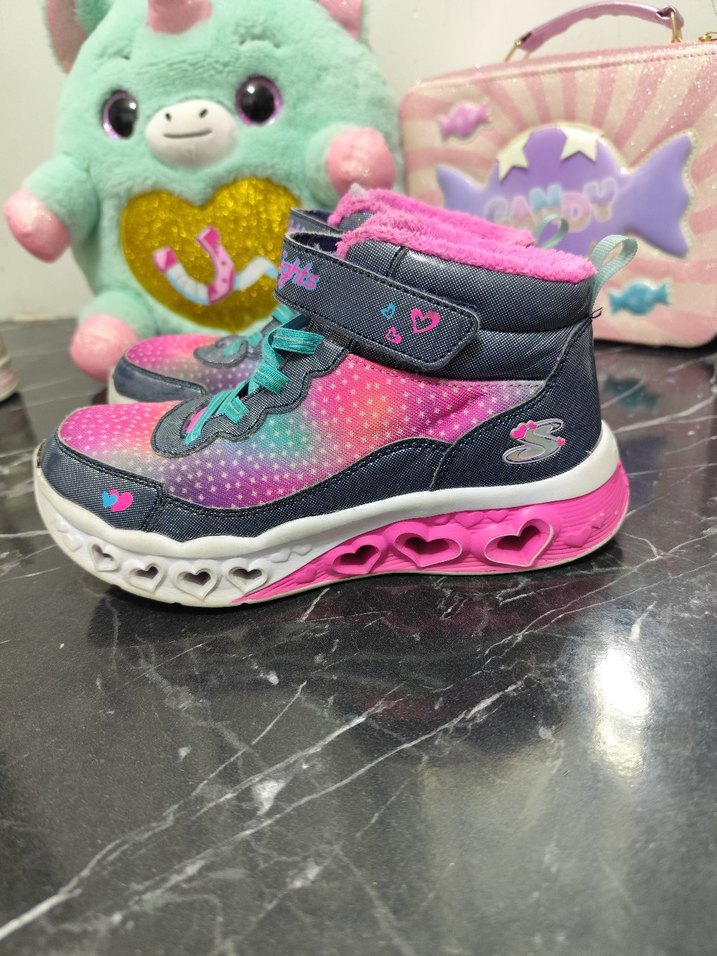 skechers ışıklı kız çocuk bot - Görsel 3