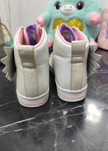 skechers ışıklı kanatlı kız çocuk ayakkabı - Görsel 5