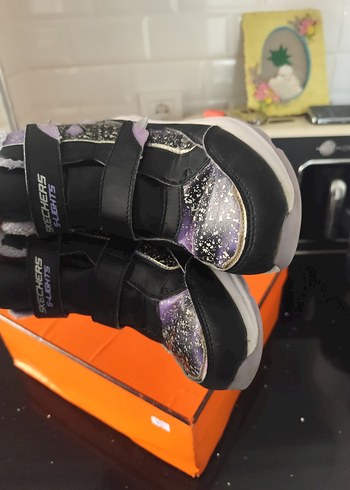 skechers ışıklı kız çocuk bot - Görsel 7
