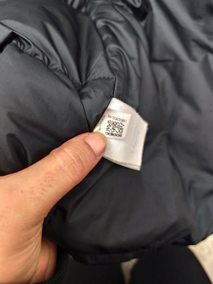 orijinal Adidas kuş tüyü şişme mont - Görsel 4