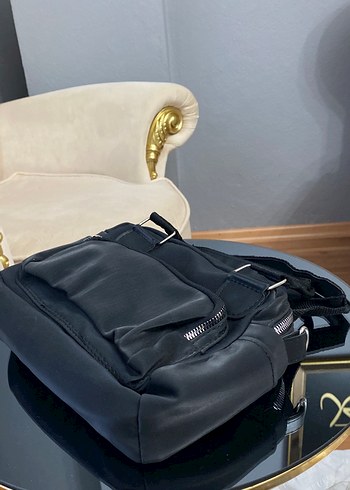 Tokalı Siyah Deri Kadın Çanta - Görsel 2