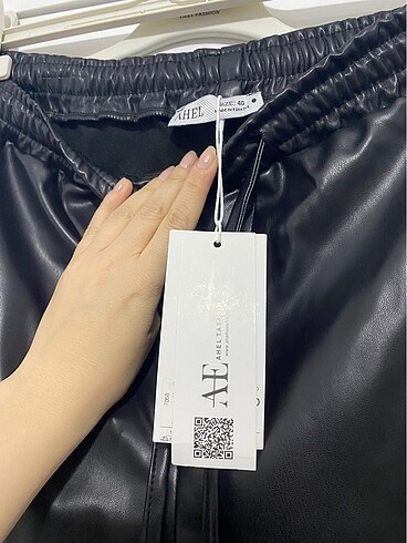 Zara Ahel deri pantolon