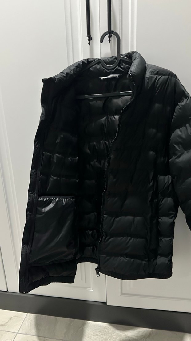 Siyah Fermuarlı Kışlık Mont - Görsel 2