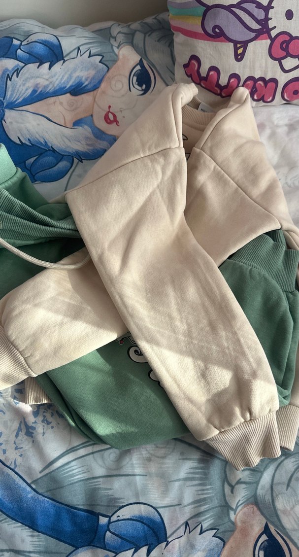 Kuromi Baskılı Pamuklu Kız Eşofman Takımı kışlık - Görsel 5