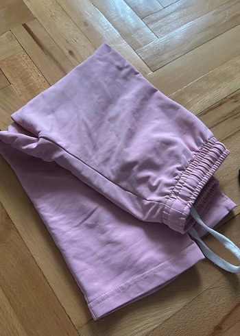 Kızlar için Pembe Rahat Kesim Eşofman Altı - Görsel 3