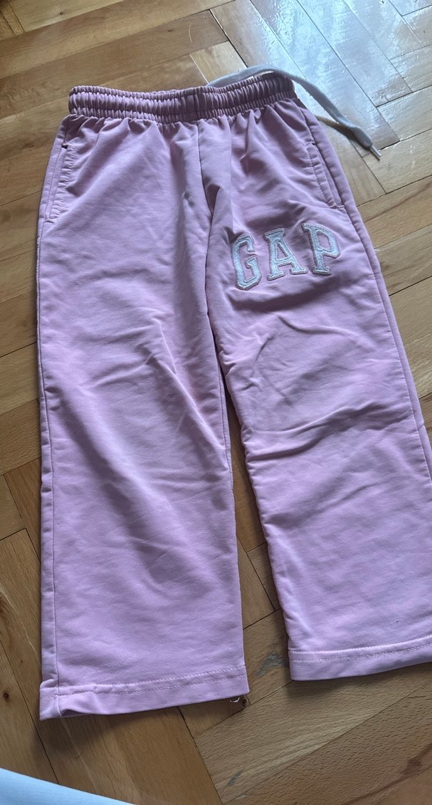 Kızlar için Pembe Rahat Kesim Eşofman Altı - Görsel 2