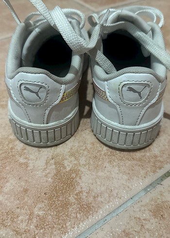 Beyaz Kız Çocuk Spor Ayakkabısı Puma - Görsel 5