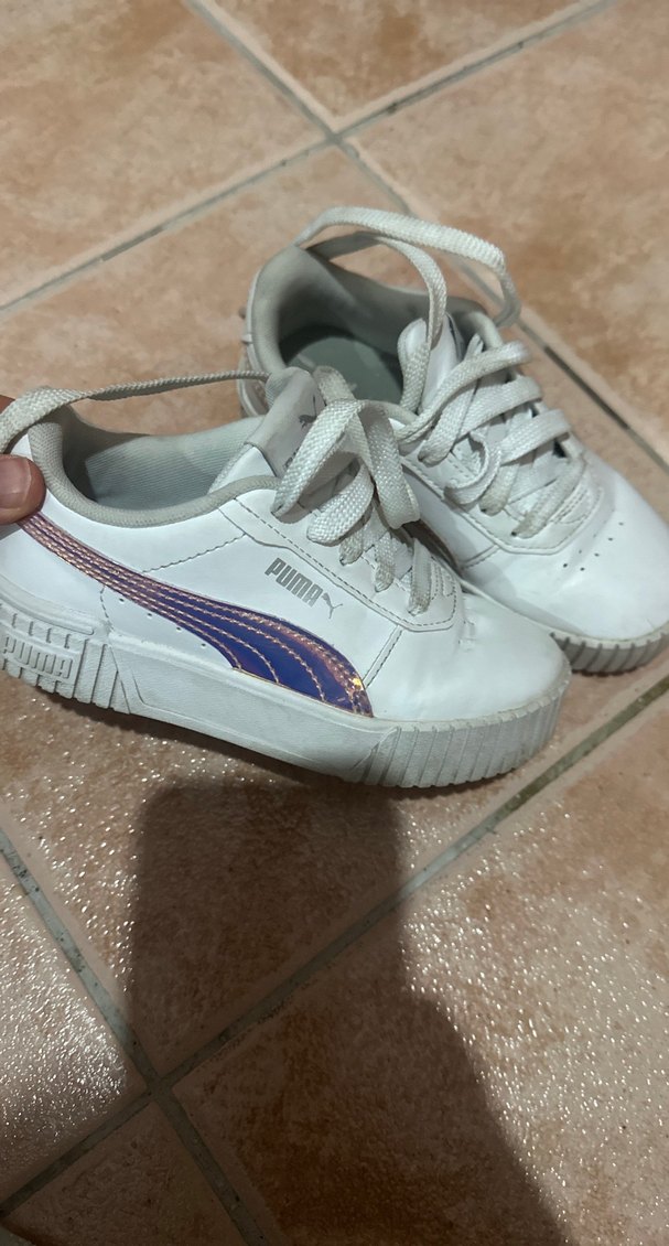 Beyaz Kız Çocuk Spor Ayakkabısı Puma - Görsel 2