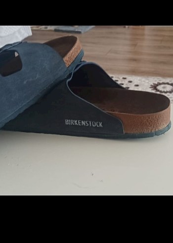 Mavi Süet Tokalı Erkek Sandalet - Görsel 3