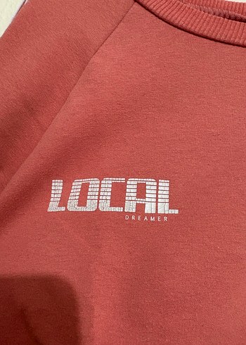 Pembe Uzun Kollu Lokal Sweatshirt - Görsel 4