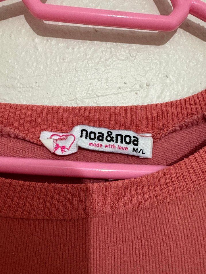 Pembe Uzun Kollu Lokal Sweatshirt - Görsel 3