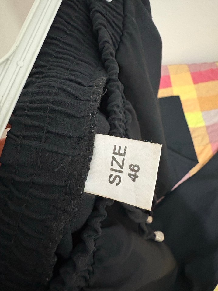 Siyah Kadın Kumaş Pantolon - Görsel 5