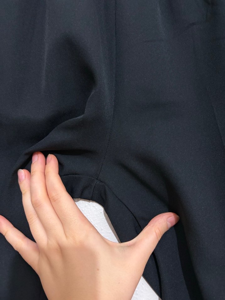 Siyah Kadın Kumaş Pantolon - Görsel 4