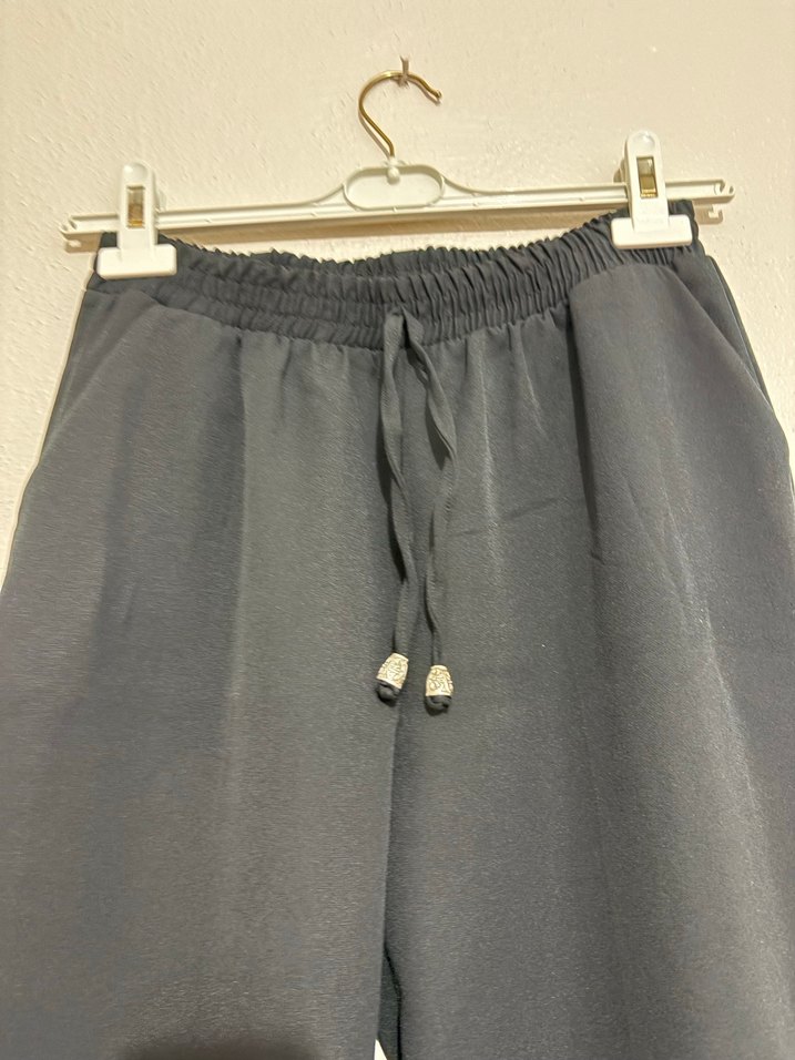 Siyah Kadın Kumaş Pantolon - Görsel 3