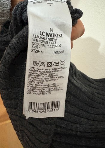 Gri Uzun Kollu Piliseli Kadın Elbise - Görsel 8