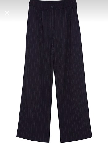 Lacivert Kadın Kumaş Pantolon - Görsel 5