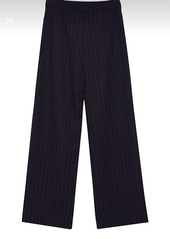 Lacivert Kadın Kumaş Pantolon - Görsel 6