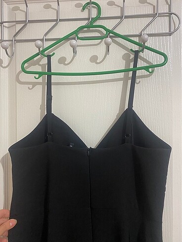 40 beden siyah yırtmaçlı abiye - Görsel 5