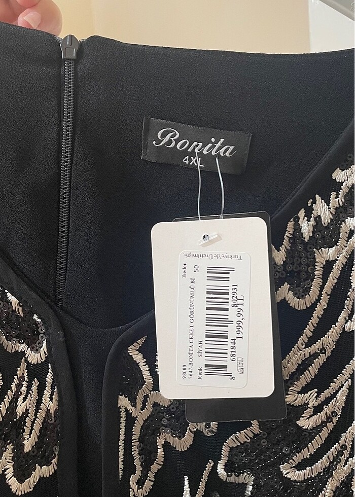 Büyük beden anne elbisesi - Görsel 5