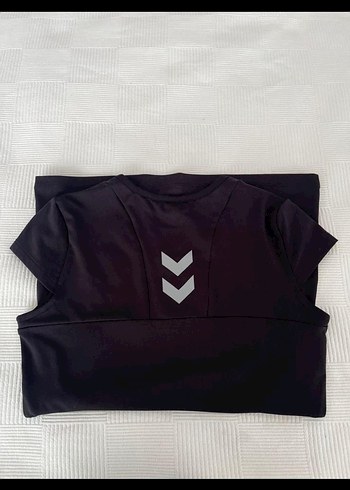 xs Beden Hummel Siyah Kadın Spor Tişörtü