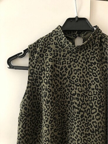 Zara Leopar desenli elbise