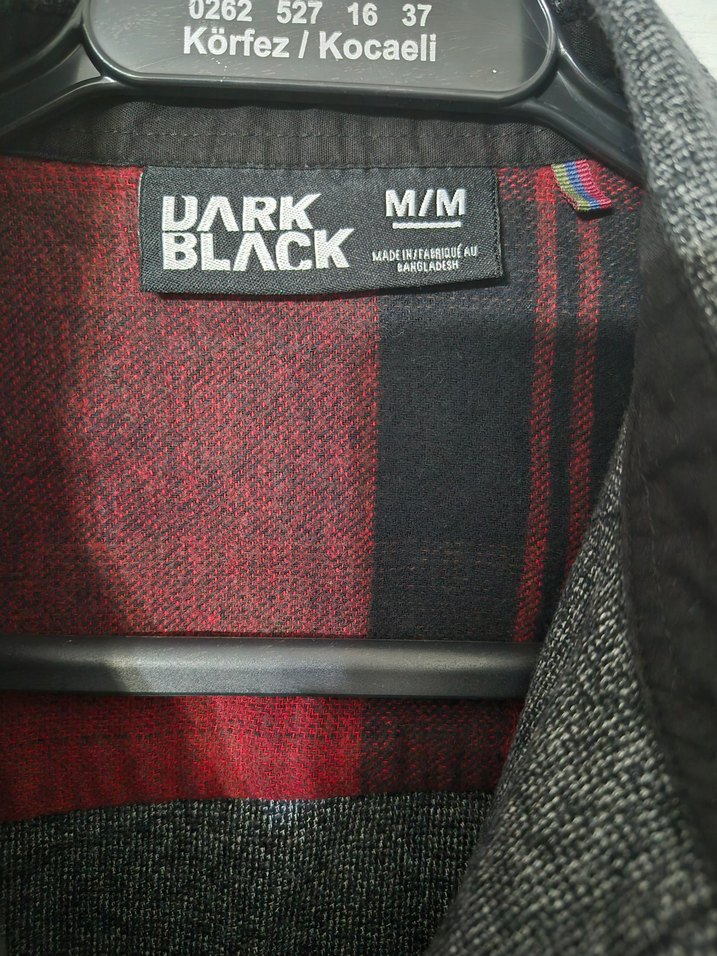 Düğmeli Gri Erkek Midi gomlek - Görsel 3