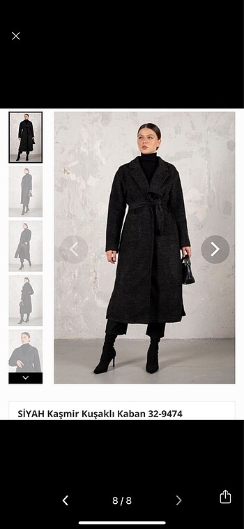 Kaşmir Kuşaklı Kaban Melike Tatar - Görsel 8