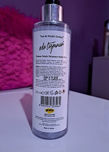 Eda Taşpınar eda taşpınar bodymist