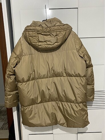 s Beden camel Renk zara şişme mont