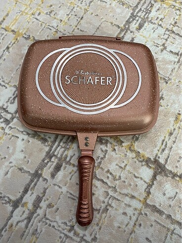 Schafer kare double grill pan