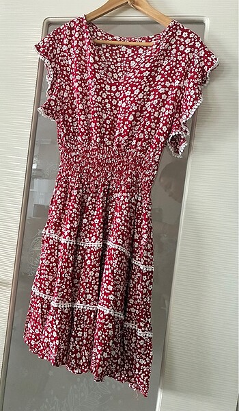 Zara vintage tarz elbise